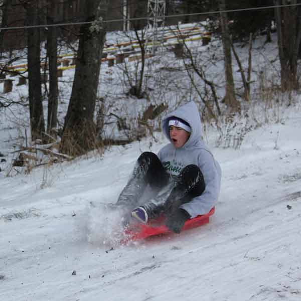 snowtubing